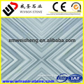 hot sale chinese grey wood straight and diagonal green veins star sand white marble stone for wall cladding flooring tile stair